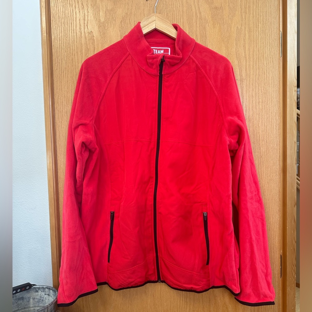 Zip up fleece jacket Size large